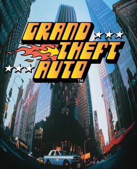 Capa oficial do primeiro Grand Theft Auto, de 1997