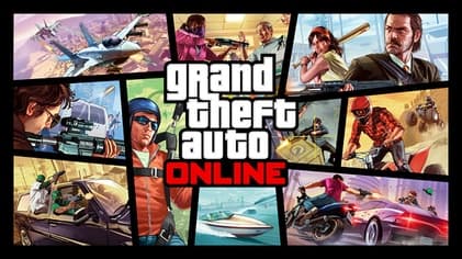 Arte promocional de GTA Online, ilustrando a falta de informações oficiais sobre o futuro modo online de GTA VI